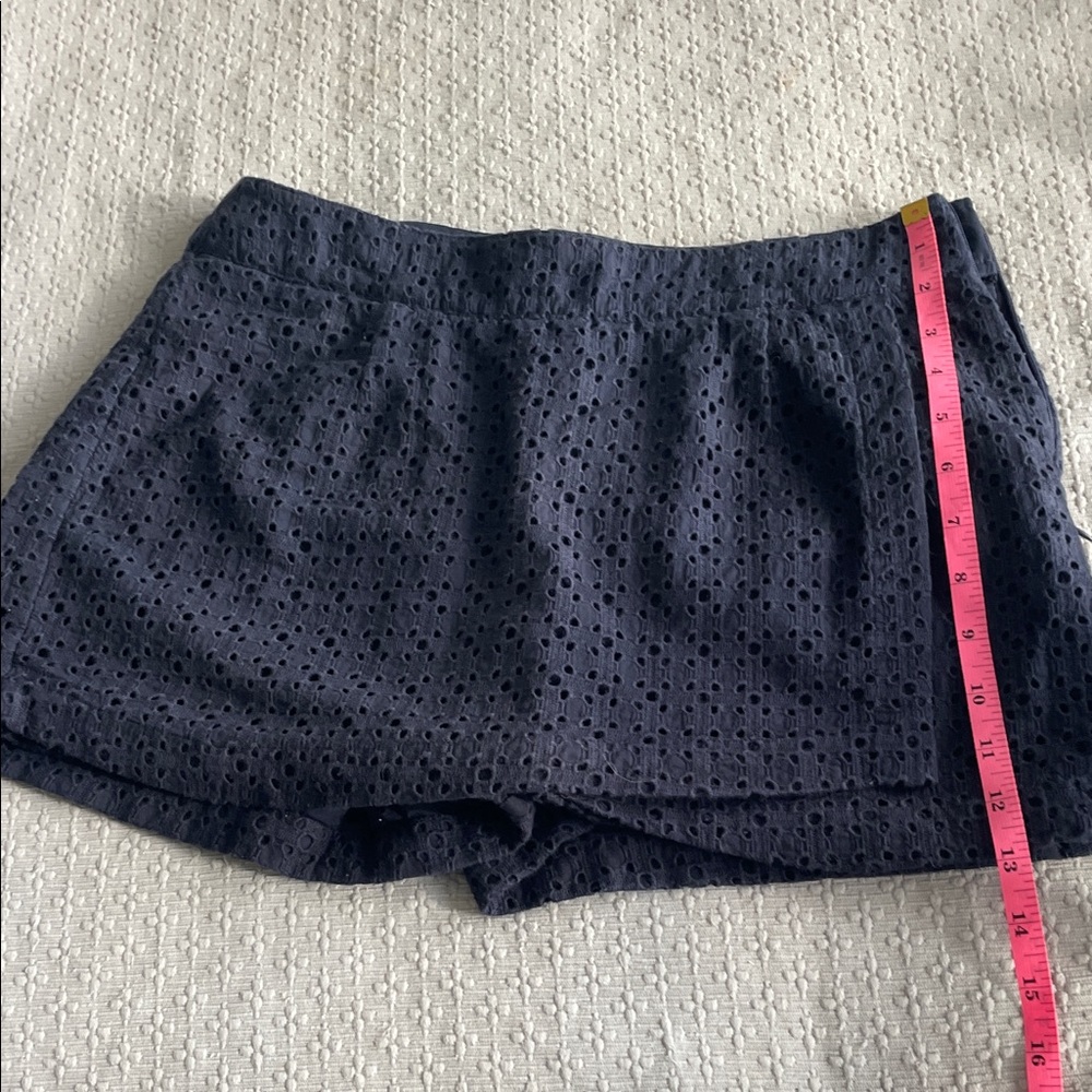CABI Women's Black Eyelet Skort